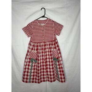 girl size 7 cottage core dress vintage debut brand